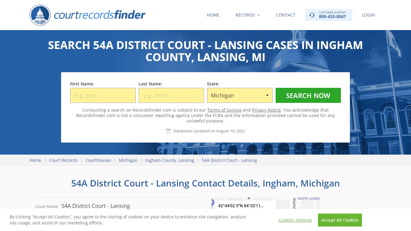 54A District Court - Lansing Case Search - Ingham County ...